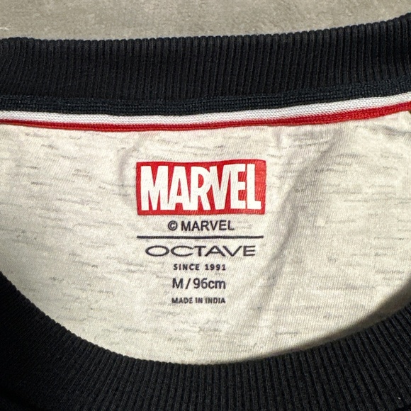 I Am Iron Man Sweatshirt Men's Medium Octave Pockets Marvel Crew Avengers Campus - Picture 7 of 14